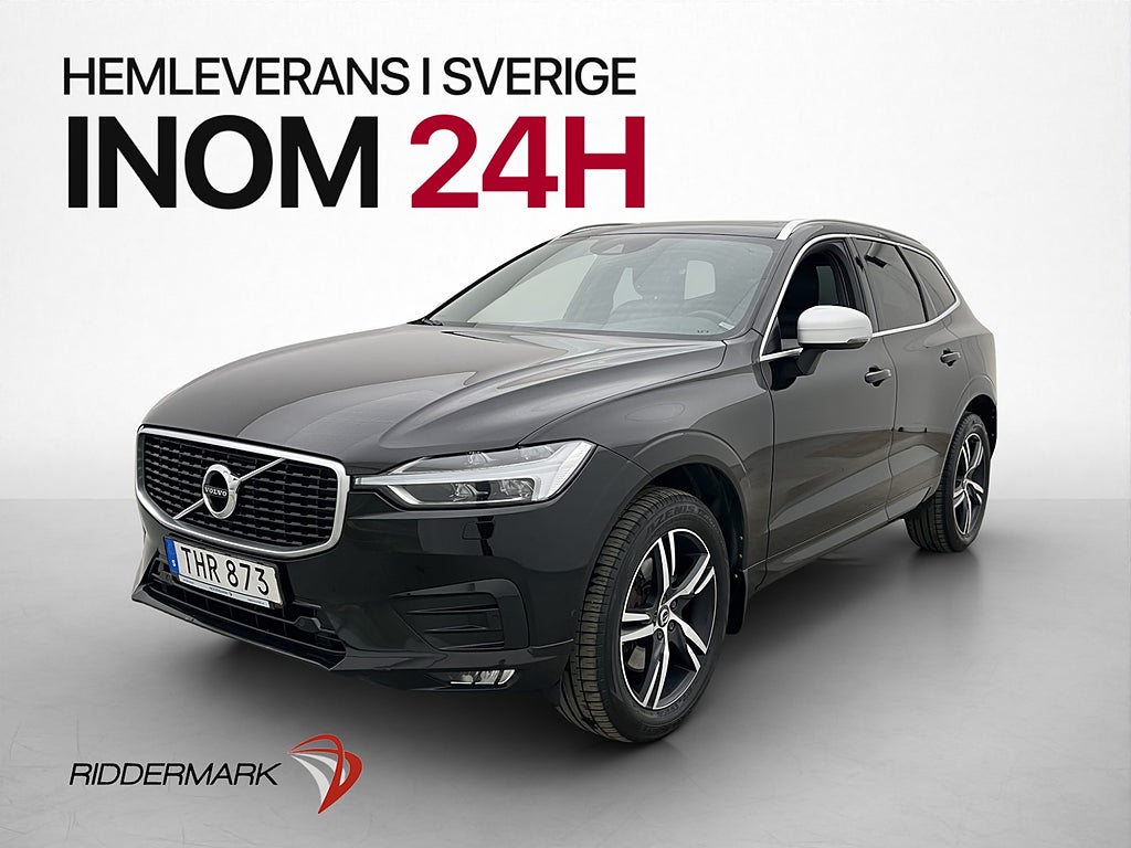 Volvo XC60 D4 AWD R Design Pano VOC Värmare Drag Navi