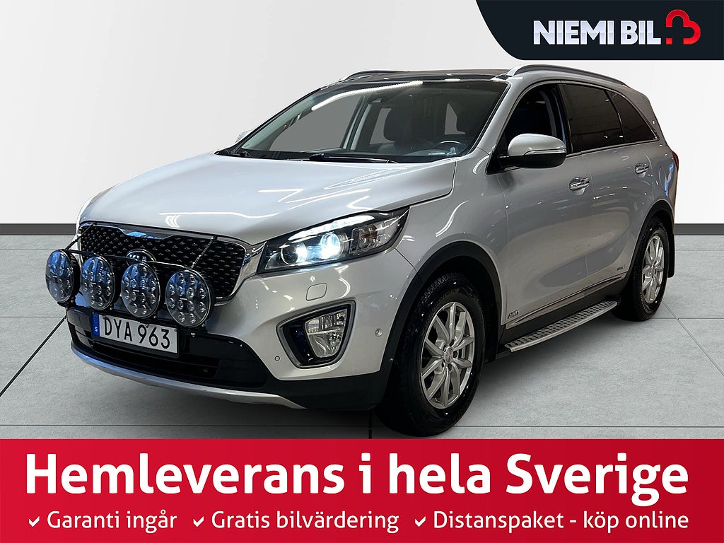 Kia Sorento 2.2 CRDi AWD Business 7-sits Kamera Mvärme Panorama Navi S&V