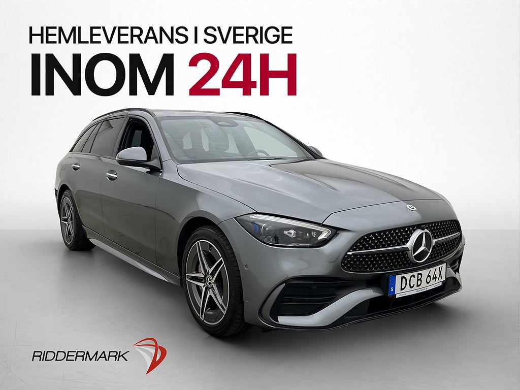Mercedes-Benz C300 T e 313hk AMG 360° Värmare Elstol Drag
