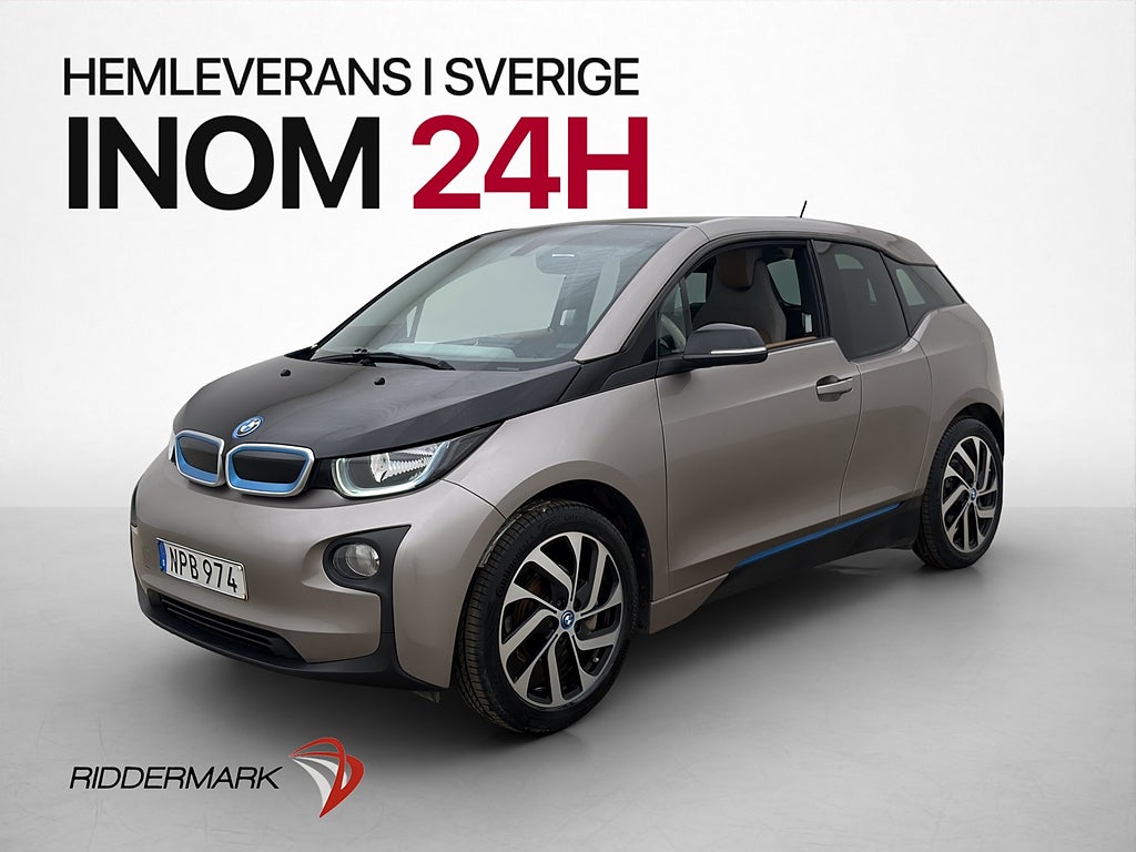 BMW i3 60 Ah REX 170hk Comfort P-Sensorer Halvskinn