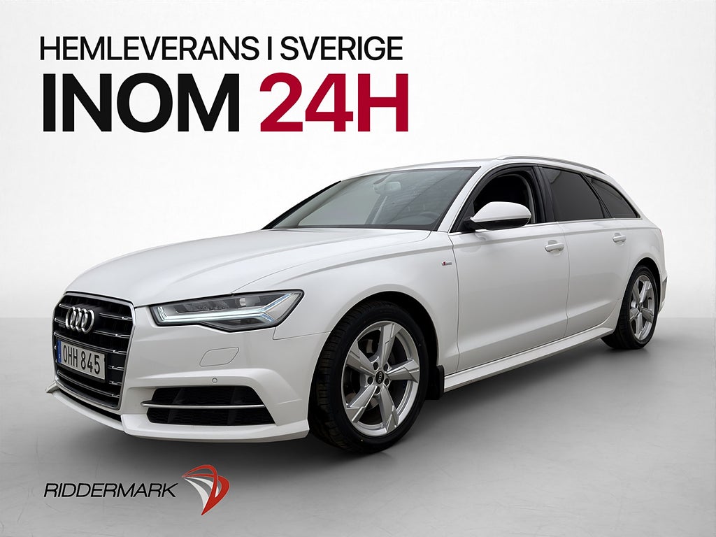 Audi A6 Avant TDI Q S-Line D-Värm Sensorer Farthållare Drag