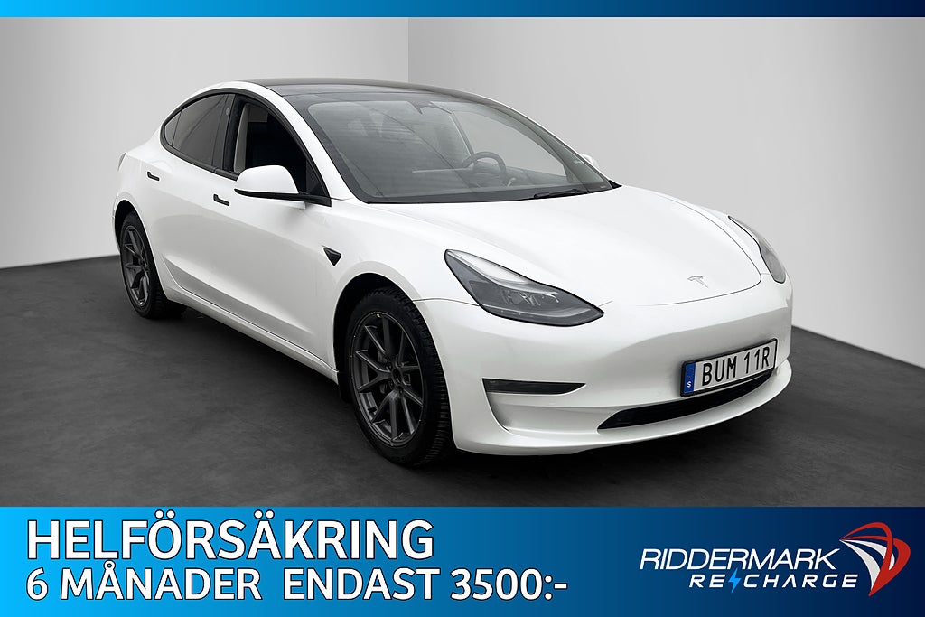Tesla Model 3 Long Range AWD Autopilot Drag Svensksåld MOMS