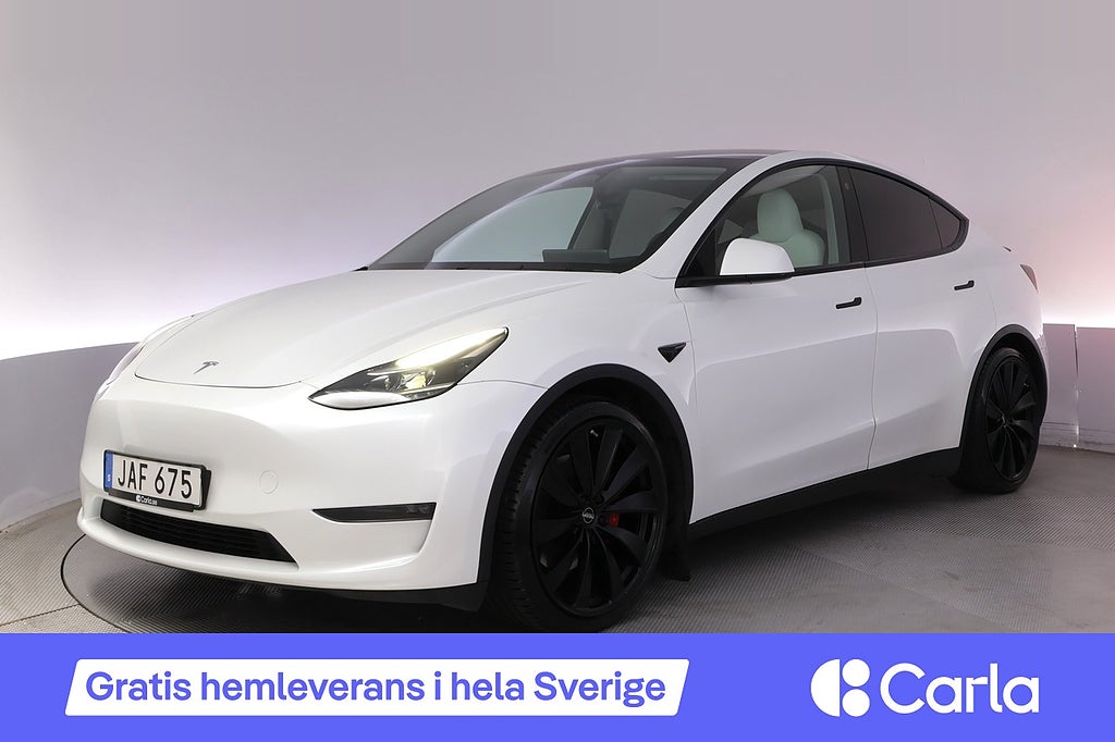 Tesla Model Y Performance AWD Autopilot Panorama Drag