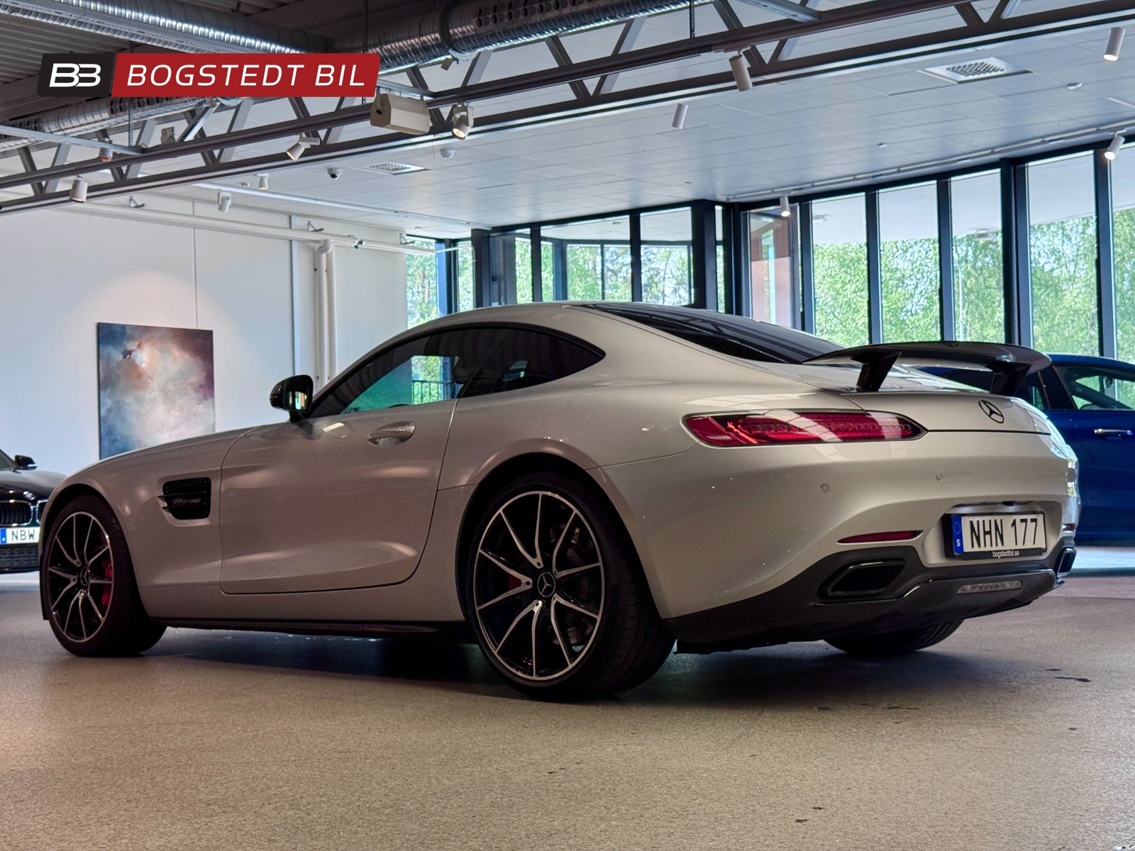 Mercedes-Benz AMG GT S 510hk AMG Aerodynamik-paket 2016 - miniatyr 5