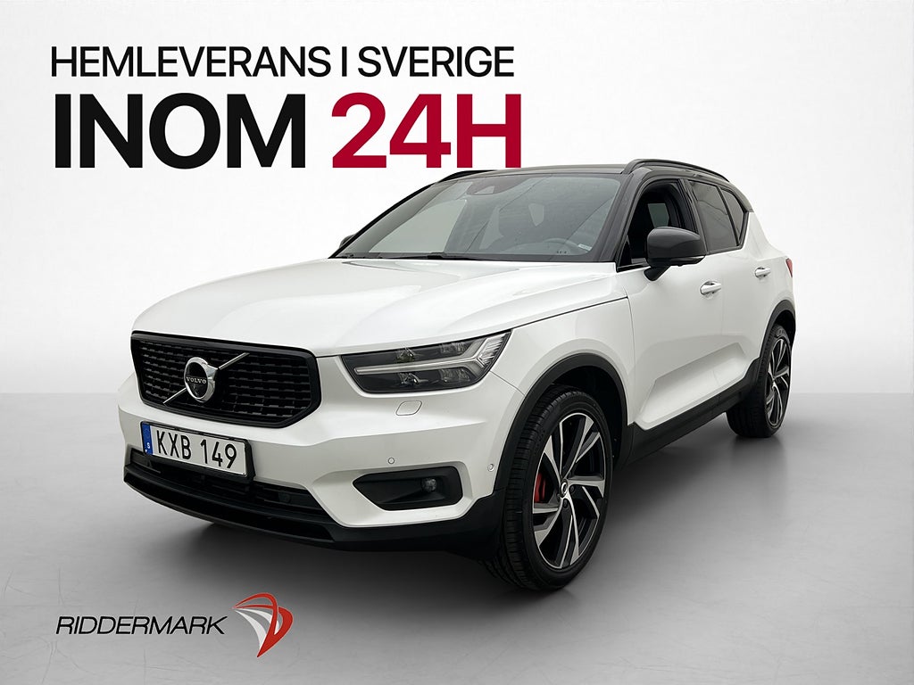 Volvo XC40 D3 R-Design Drag 360° BLIS Skinn Navi VOC Värme