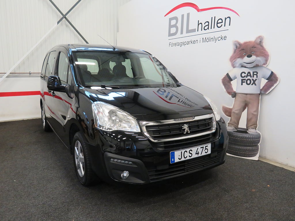 Peugeot partner tepee 1.6 BlueHDi 6vxl 120HK WEBASTO DRAG NY KAMREM