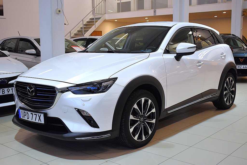 Mazda CX-3 2.0 SKYACTIV-G Optimum Navi BOSE HUD RÄNTA 4,95% MOMS