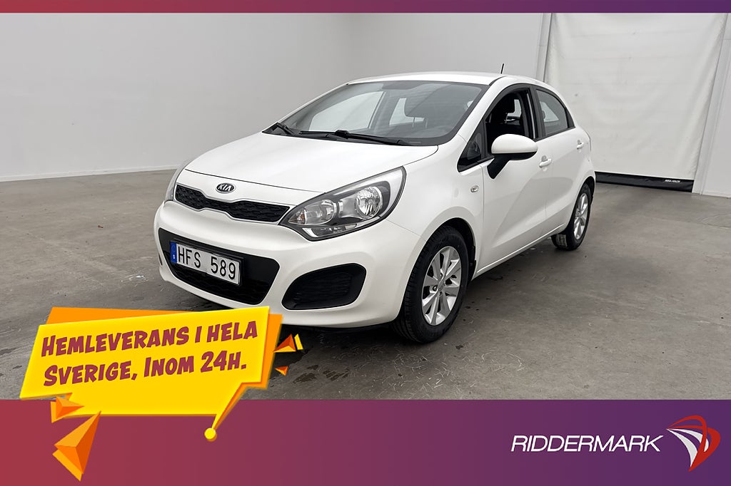 Kia Rio 1.2 CCVT 84hk 2-Brukare Låg-Skatt 0.48l/mil