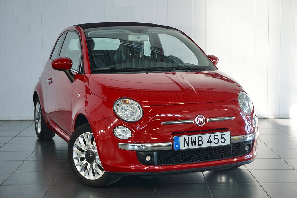 Fiat 500C 1.2 8V Lounge Cabriolet Parkeringssensorer