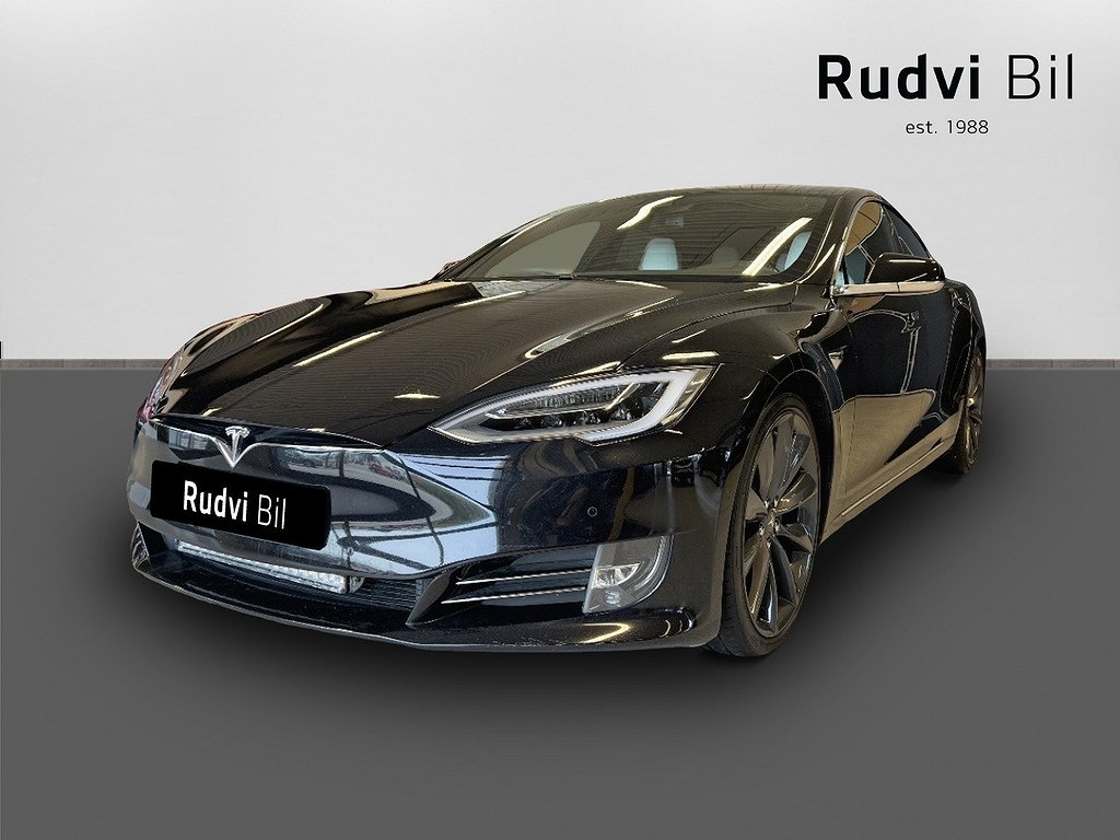 Tesla Model S 100D Long Range AWD / Luftfjädring 21 Tum