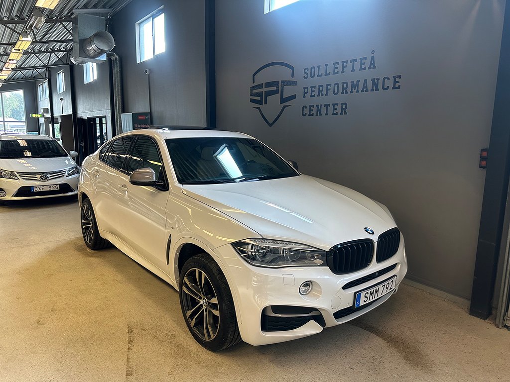 BMW X6 M50d Steptronic B&O / D-värm 381hk Sv-såld