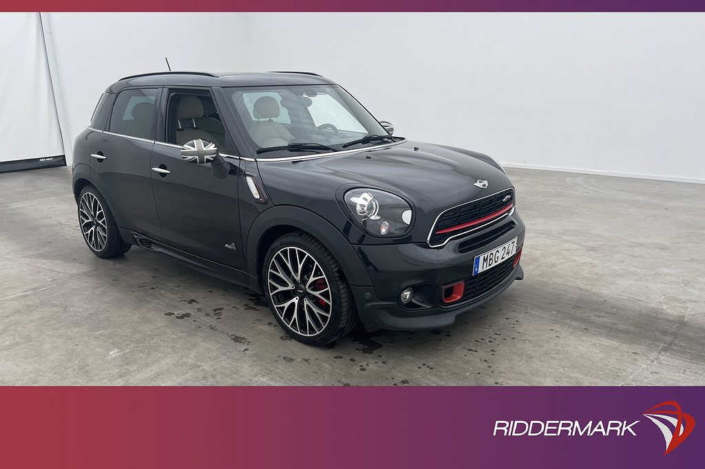 MINI Countryman John Cooper Works ALL4 218hk H/K Navi Skinn