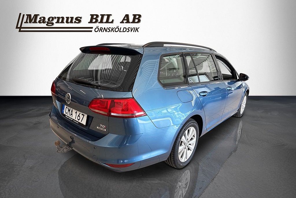 Volkswagen Golf Sportscombi 1.6 TDI DPF BMT 4Motion 6900 MIL Drag  miniatyr 4
