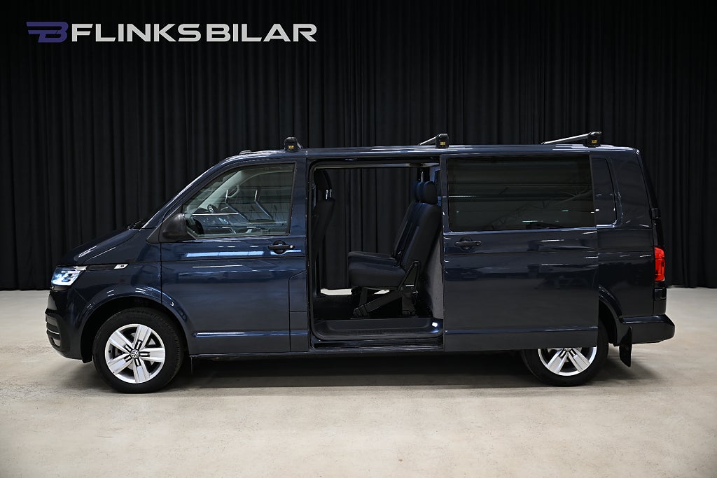 Volkswagen Transporter 4Motion DSG 150HK Dubbelhytt|V-Inredd|Leasbar|SeUtr!