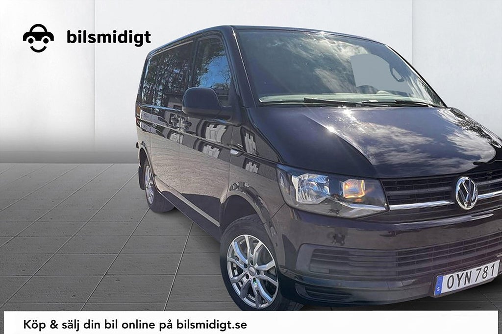Volkswagen Transporter T30 L1H1 2.0 TDI 4M Aut Komfortpkt 3-sits Drag Navi Värmare