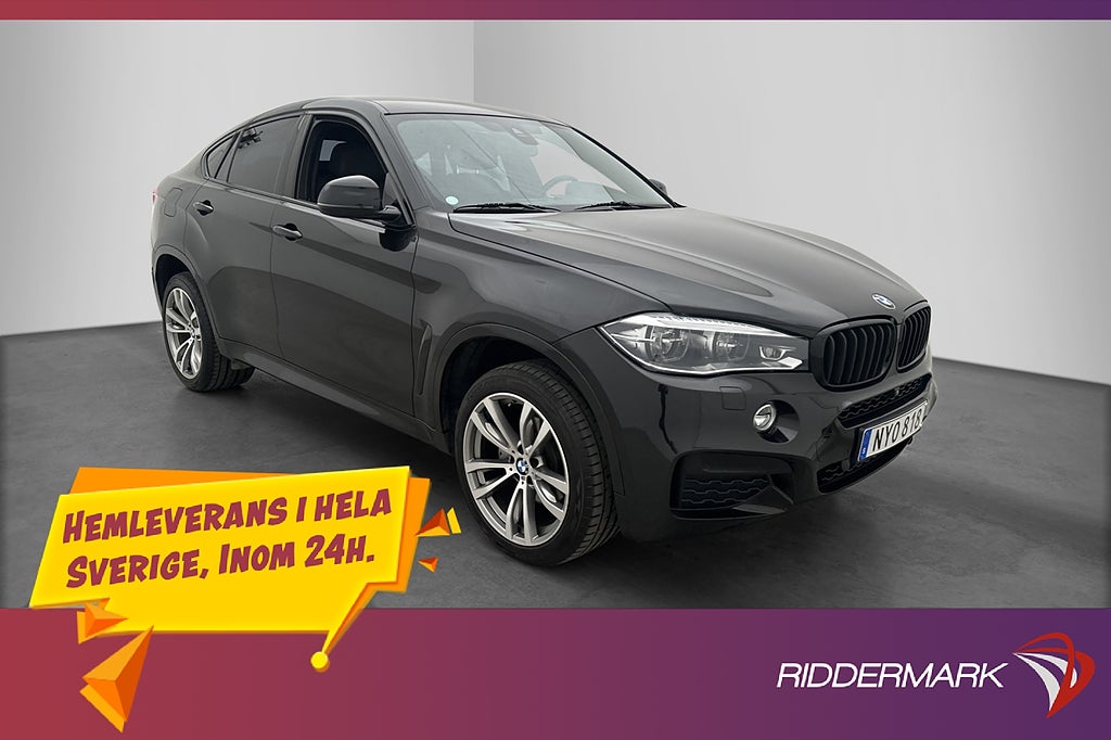 BMW X6 XDrive 30d M Sport B&O Värmare Cockpit Dragkrok GPS