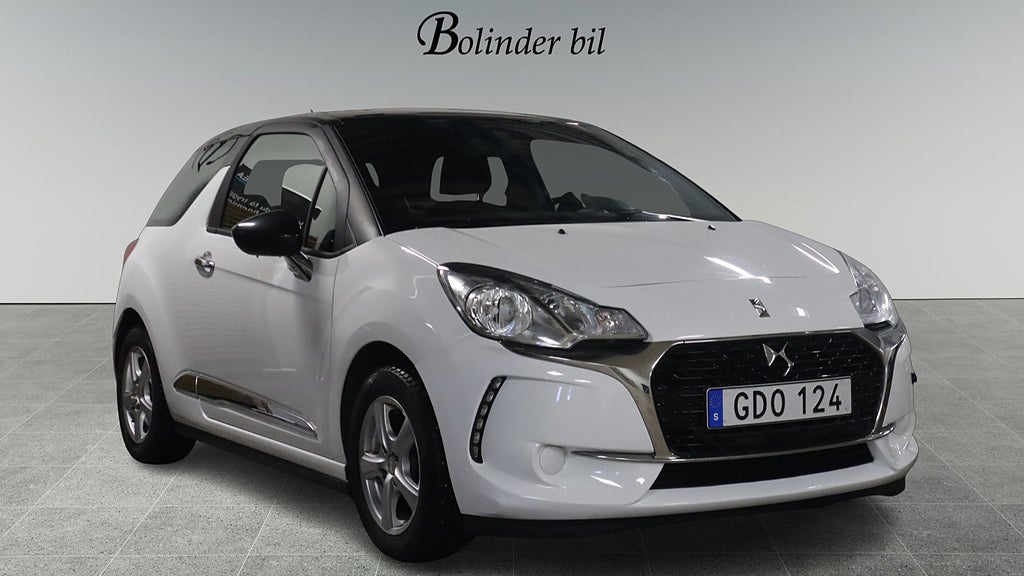 Citroën DS3 1.2 VTi BESIKTIGAD 1,95 RÄNTA 1ÅR GARANTI SoV M-VÄRM