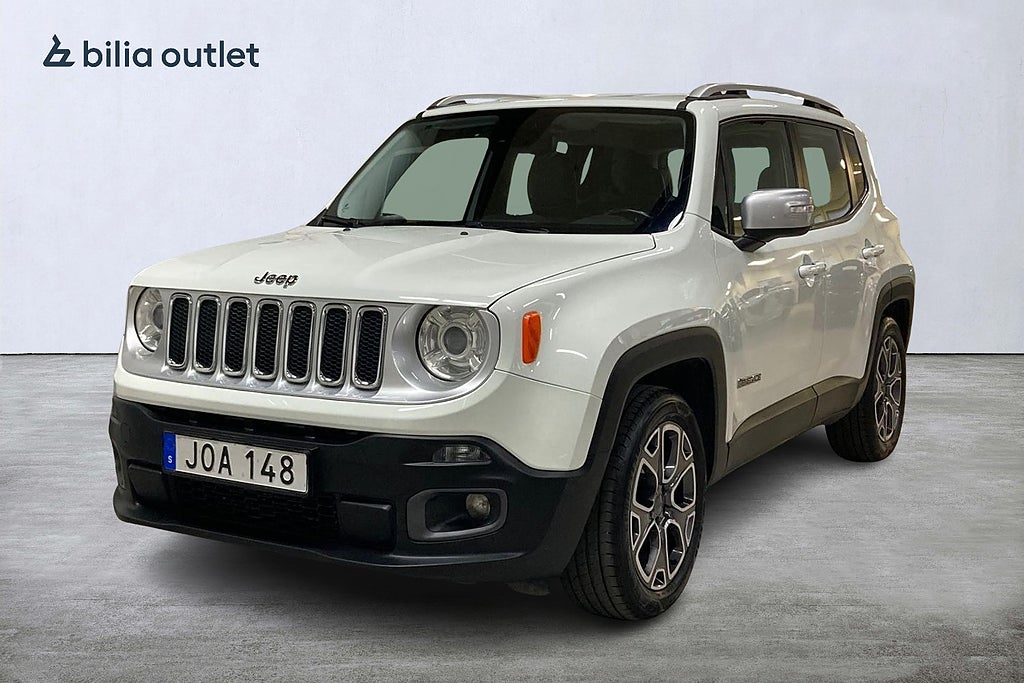 Jeep Renegade 1.4 Limited 140hk Rattvärm Läder P-sensor