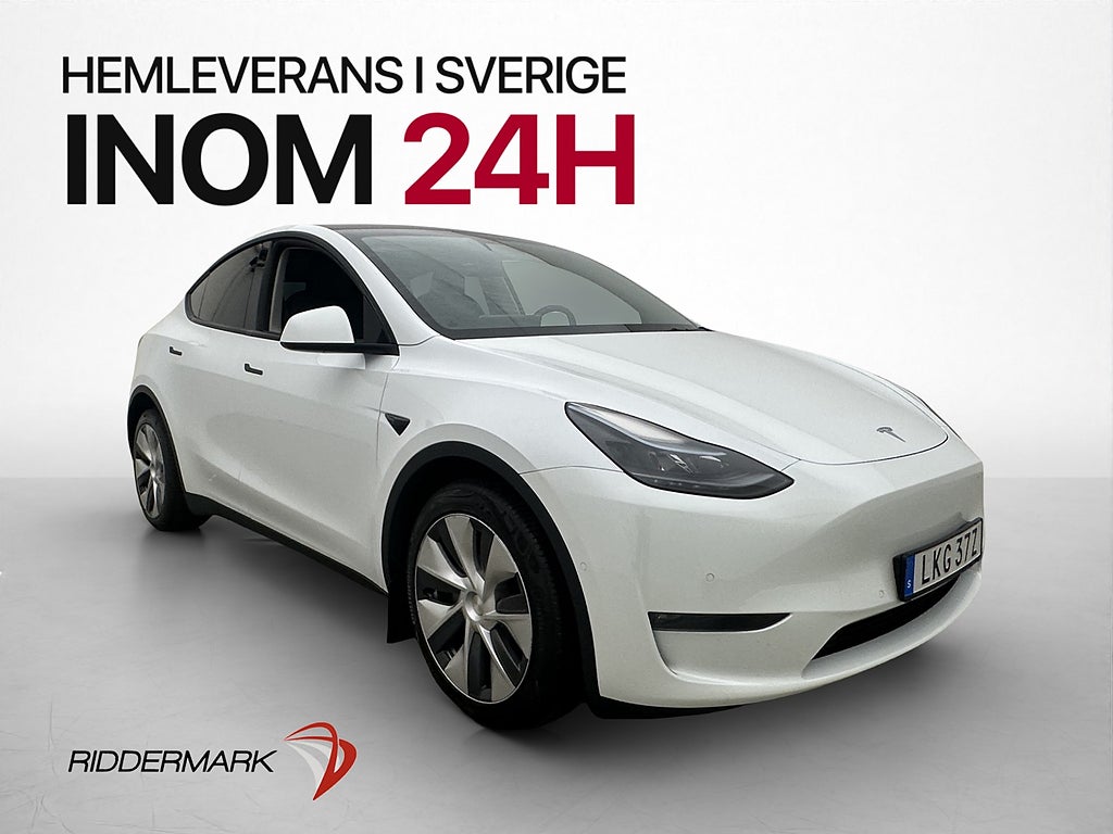 Tesla Model Y Long Range AWD 514hk Drag Pano Värmepump