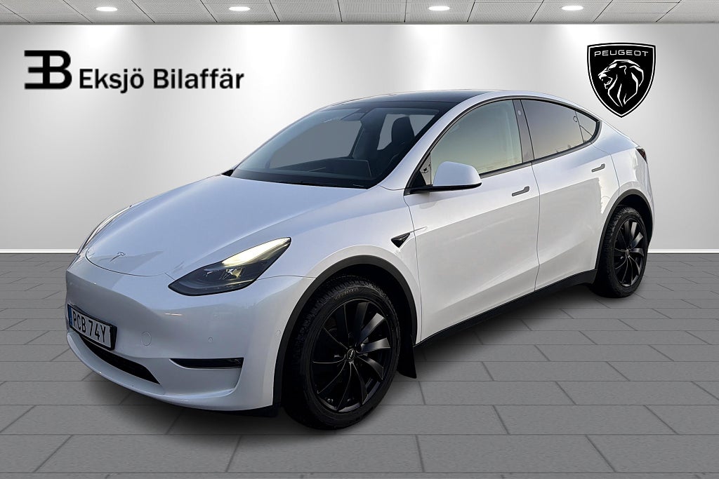 Tesla Model Y Long Range AWD 514hk Automat *Sommar och Vinterdäck*