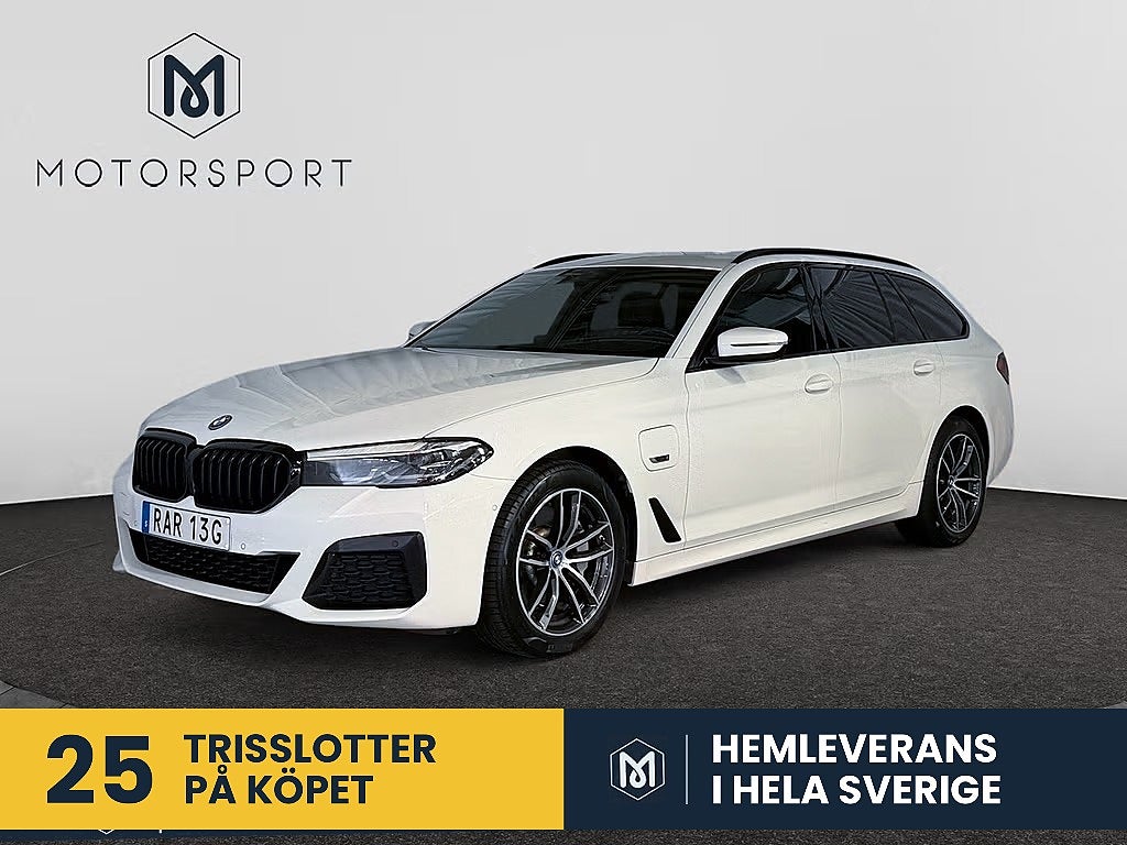 BMW 530e xDrive Touring M Sport Dragkrok Farthållare B-kam