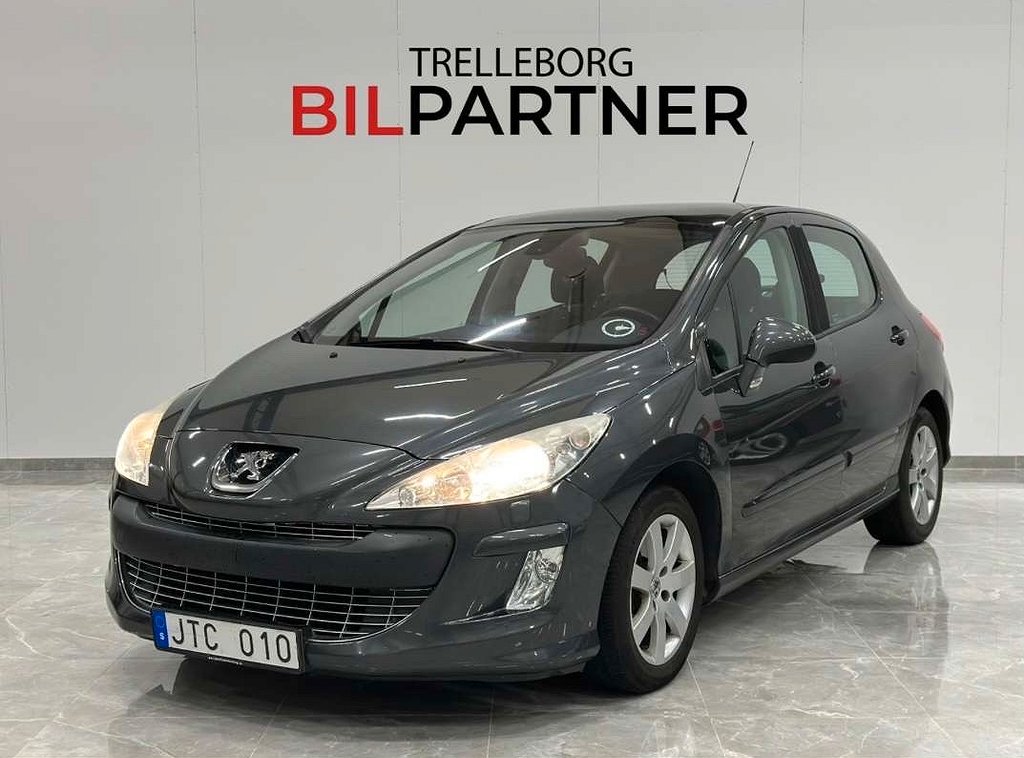 Peugeot 308 5-dørs 1.6 THP Manuell, 6-trinn, 150hk, 2009