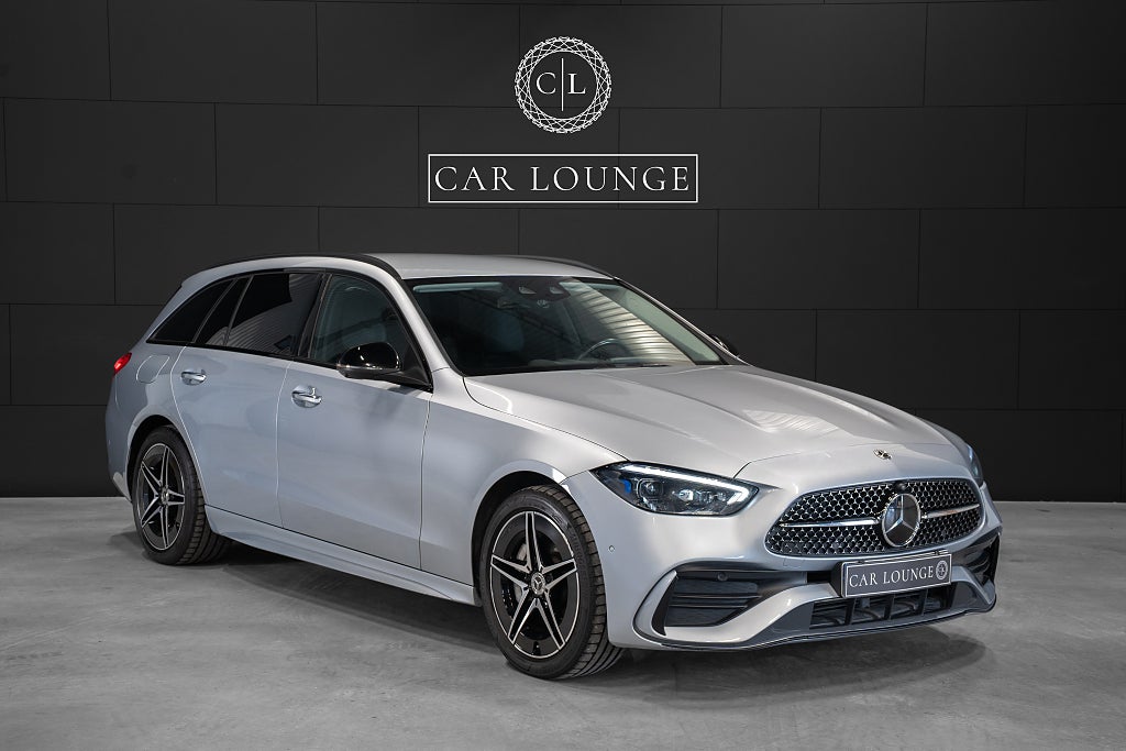 Mercedes-Benz C 300e T AMG \ Burmester \ Nightpack \ Dragkrok \ 
