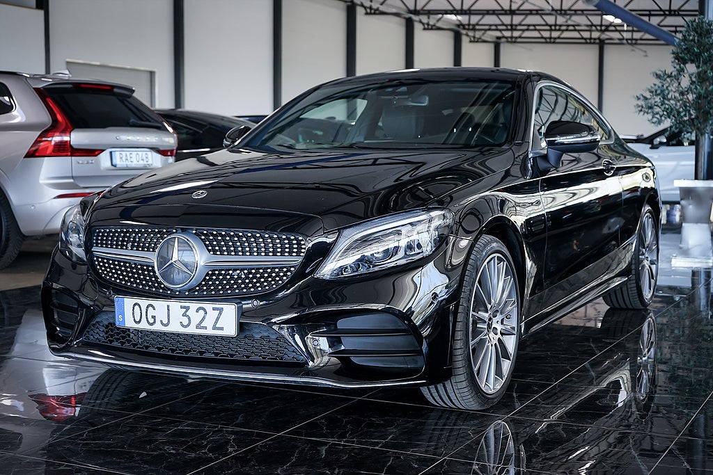 Mercedes-Benz C 220d C 220 d AMG Line 4MATIC Coupé 9G-Tronic, 194hk, 2021 Panorama