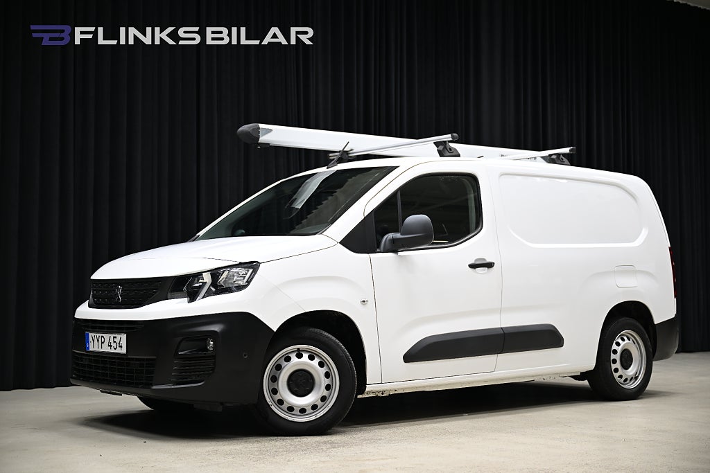 Peugeot Partner 130HK L2 Automat|Inredning|Drag|Värmare|Pipetube|1Ägare