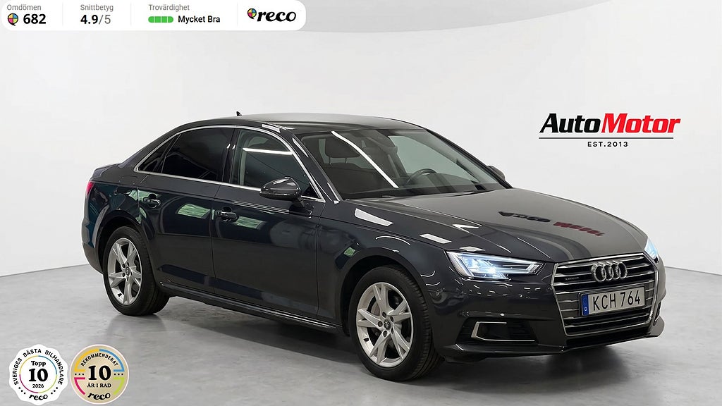 Audi A4 Sedan 2.0 TDI quattro Proline 190hk Drag/Värmare 3,45% RÄNTEKAMP