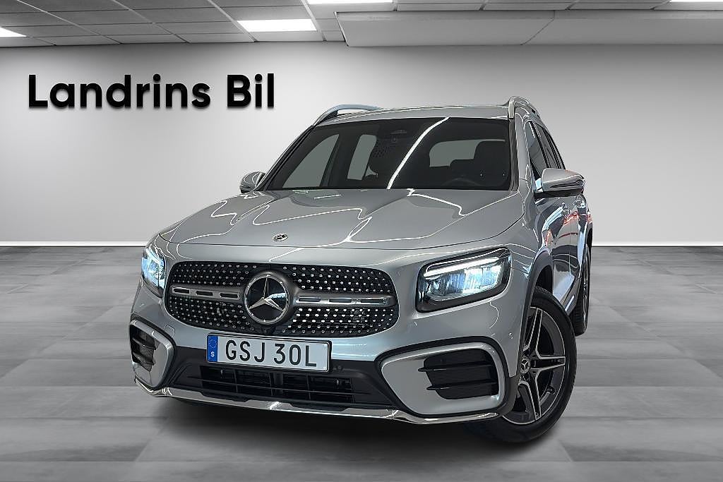 Mercedes-Benz GLB 200,AMG Line Premium,Drag,Värmare,7-sits,MOMS