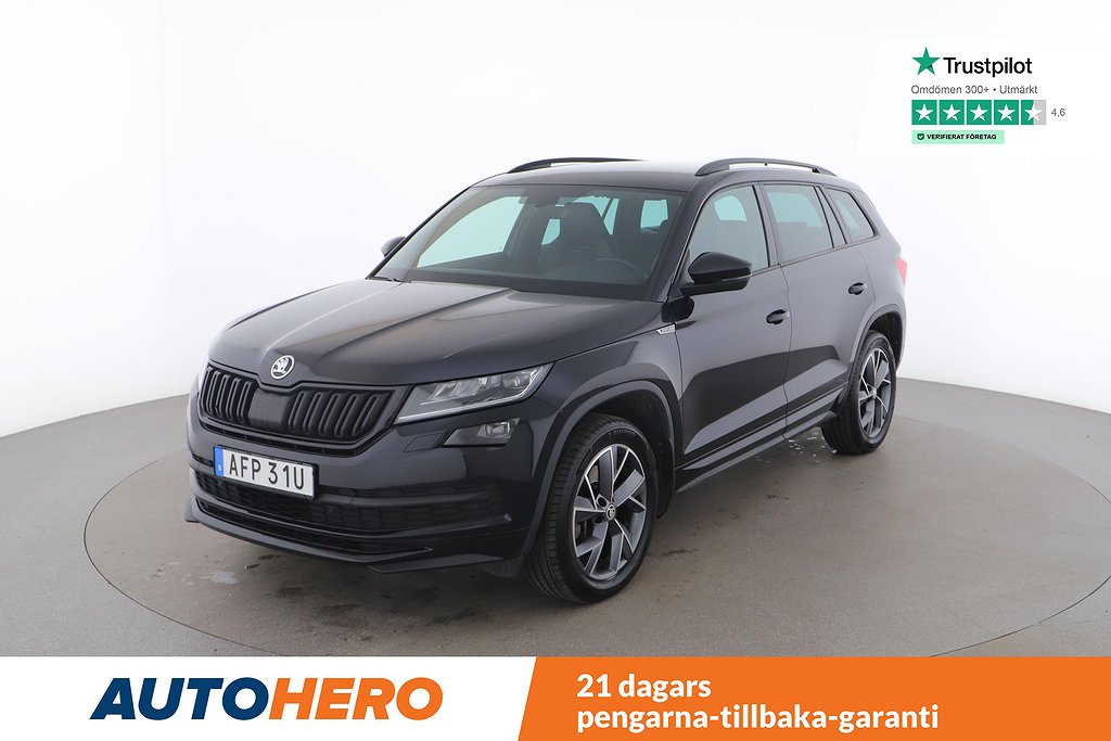 Skoda Kodiaq 2.0 TSI 4x4 Sportline / M-Värmare, Canton, Drag