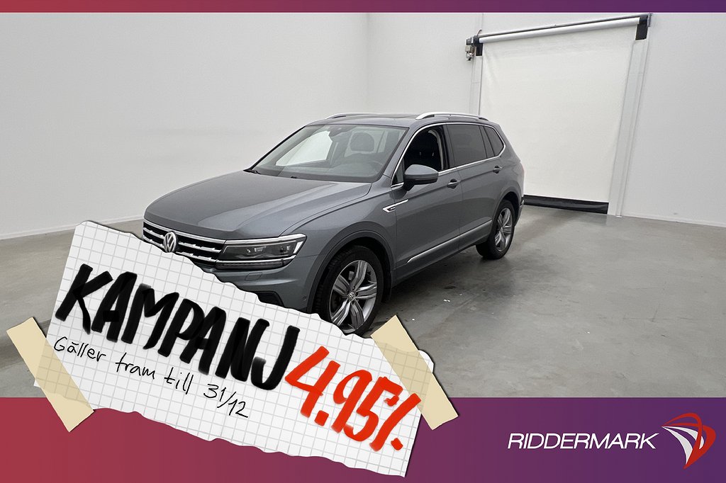 Volkswagen Tiguan Allspace 4M GT 7-Sits P-Värm  4,95% Ränta