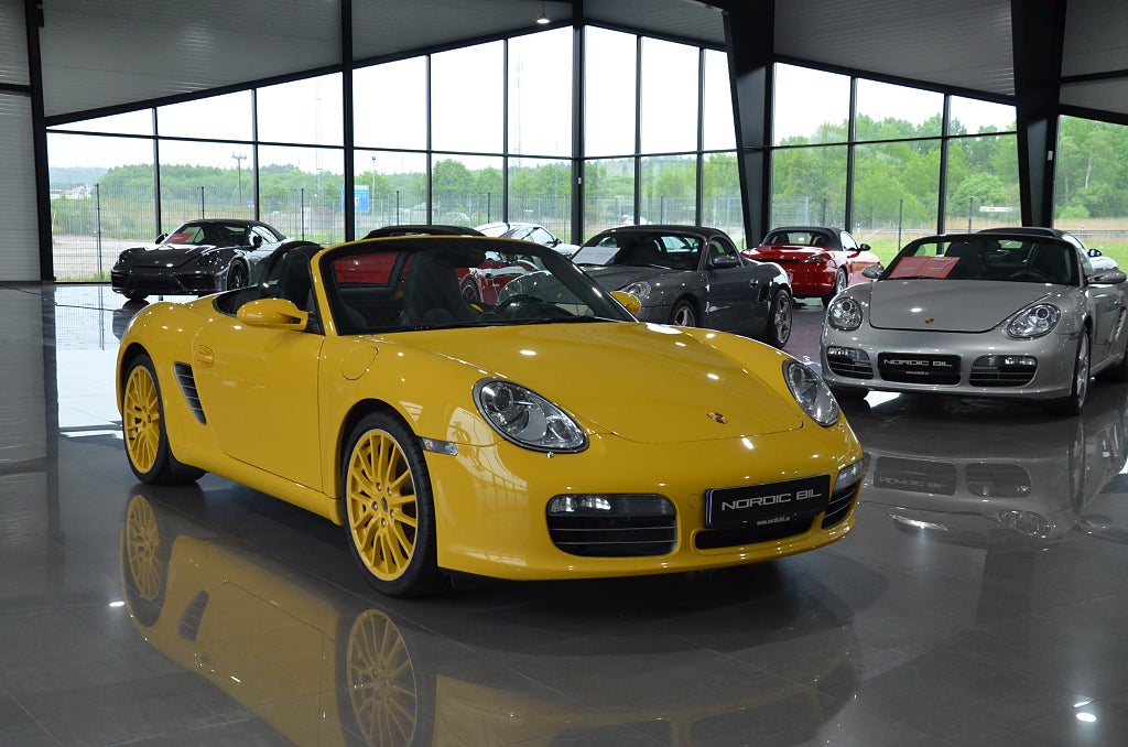 Porsche Boxster S 280HK Speed Yellow IMS Lager Bytt Nyservad 