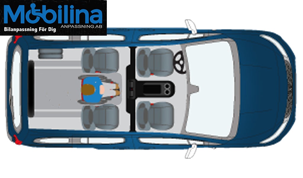 Peugeot Rifter Handikappanpassad Rullstolsbil Golvsänkt 
