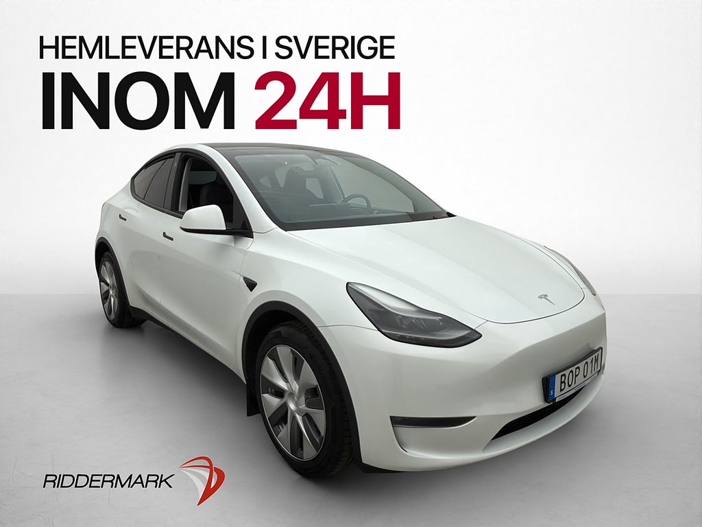 Tesla Model Y Long Range AWD Pano Kamera Skinn Värmare AP