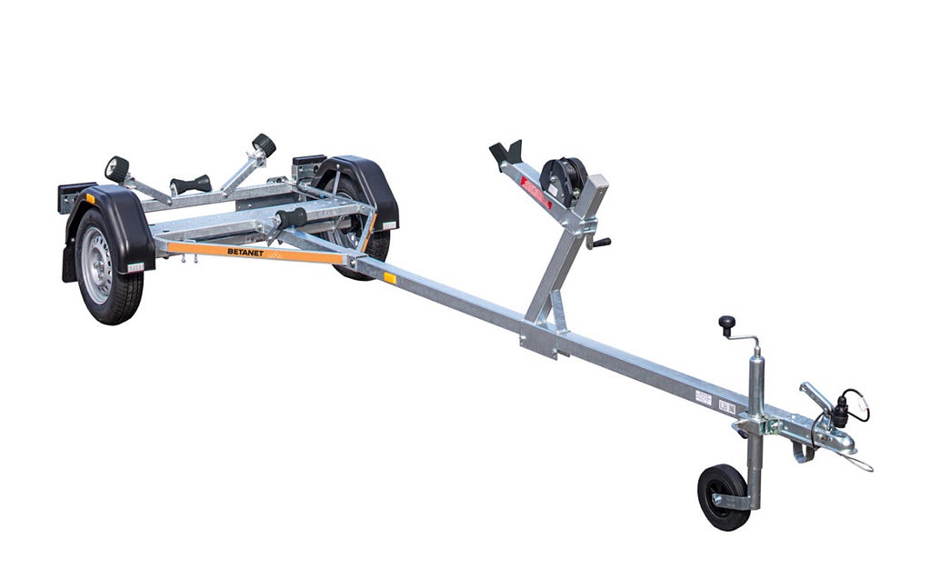 GAR Betanet 590 BE 80 km/h båttrailer med gångramp 