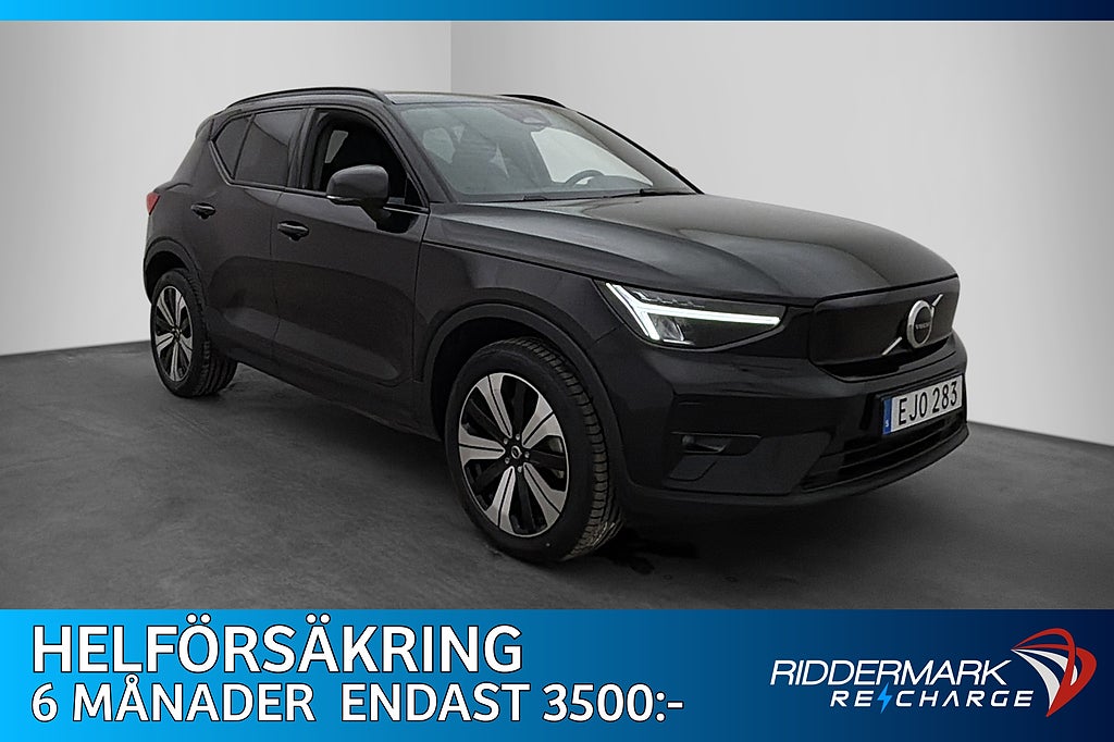 Volvo XC40 Recharge 231hk Plus Värmare Kamera CarPlay MOMS