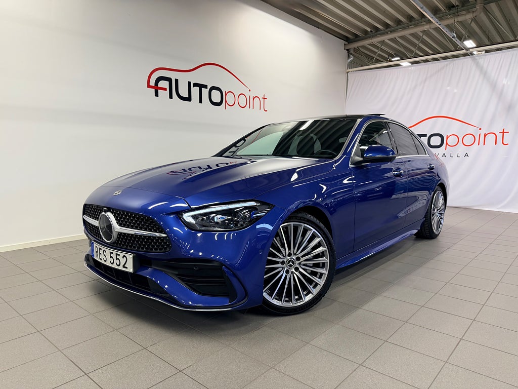 Mercedes-Benz C 220 d 200hk AMG Line|Premium Plus|Pano|Burmester|SE UTR