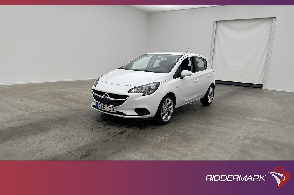 Opel Corsa 1.4 90hk Sensorer Rattvärme Bluetooth MOMS