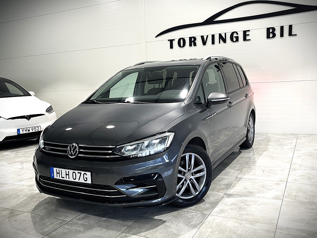 Volkswagen Touran 1.5 TSI R-Line 7 Sits Drag D Värmare Euro 6
