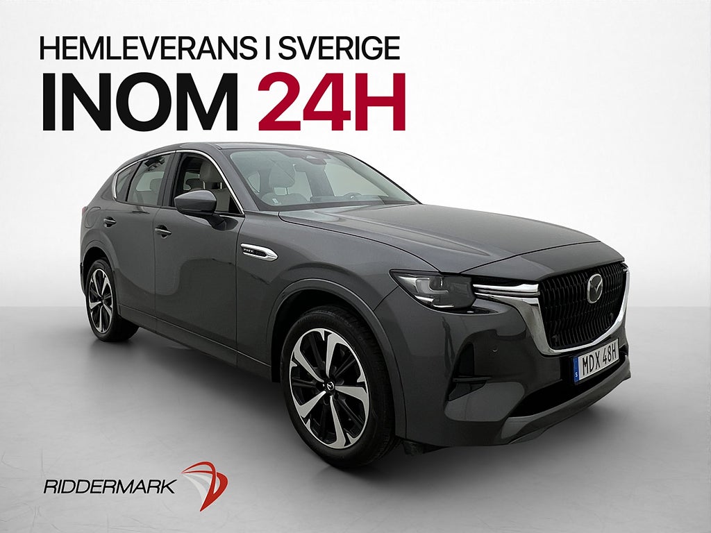 Mazda CX-60 PHEV 327hk AWD Takumi Kamera HUD Pano CarPlay