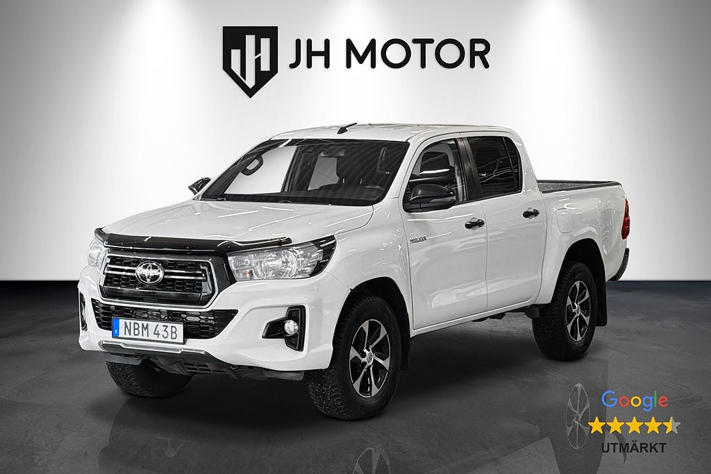 Toyota Hilux Dubbelhytt 2.4 AWD 150hk Automat MOMS/MoK/SoV
