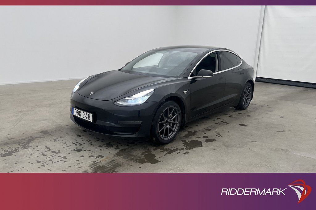 Tesla Model 3 Long Range AWD Dragkrok Autopilot Svensksåld