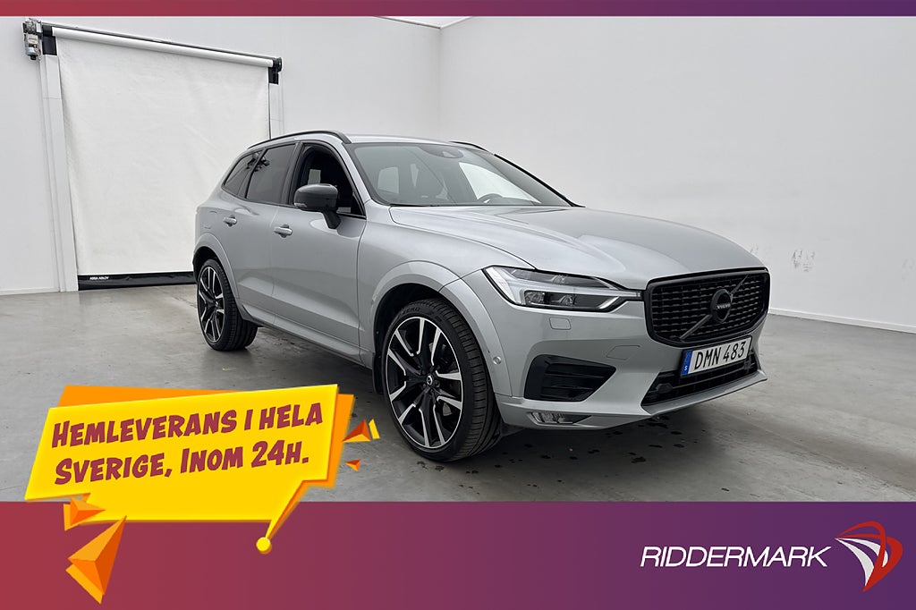 Volvo XC60 D5 Polestar AWD 240hk R-Design Pano Kamera Skinn