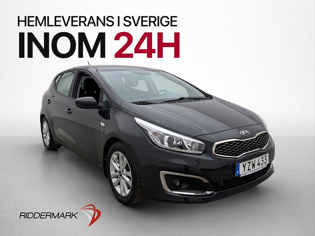Kia Ceed 1.4 CVVT 99hk M-Värmare Dragkrok Bluetooth