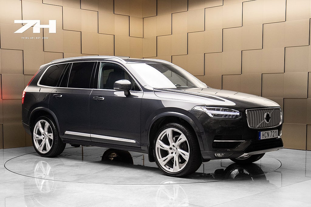 Volvo XC90 D5 AWD Inscription 7-Sits 22" HuD 360° Värmare