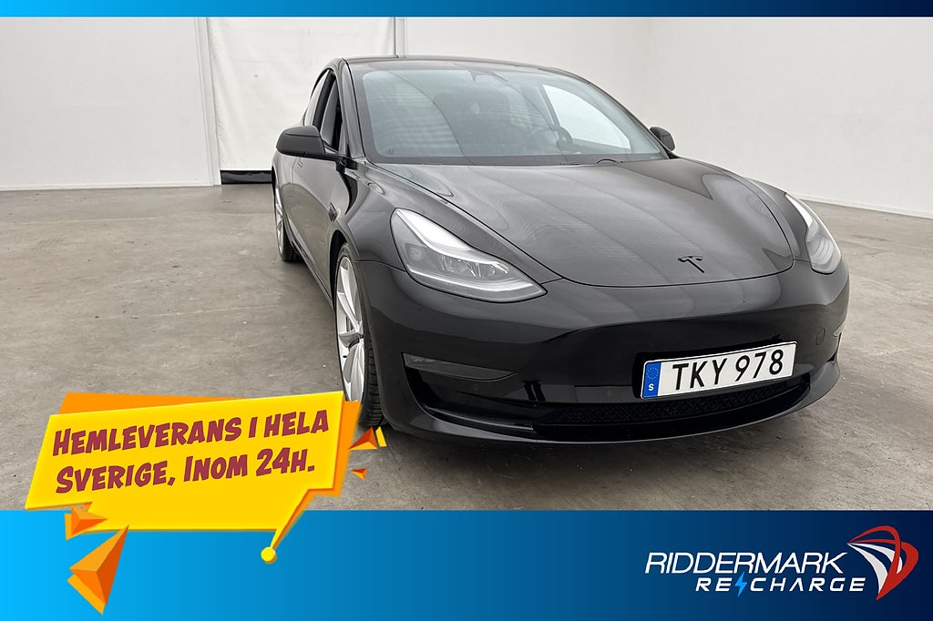 Tesla Model 3 Performance AWD Svensksåld Autopilot Pano