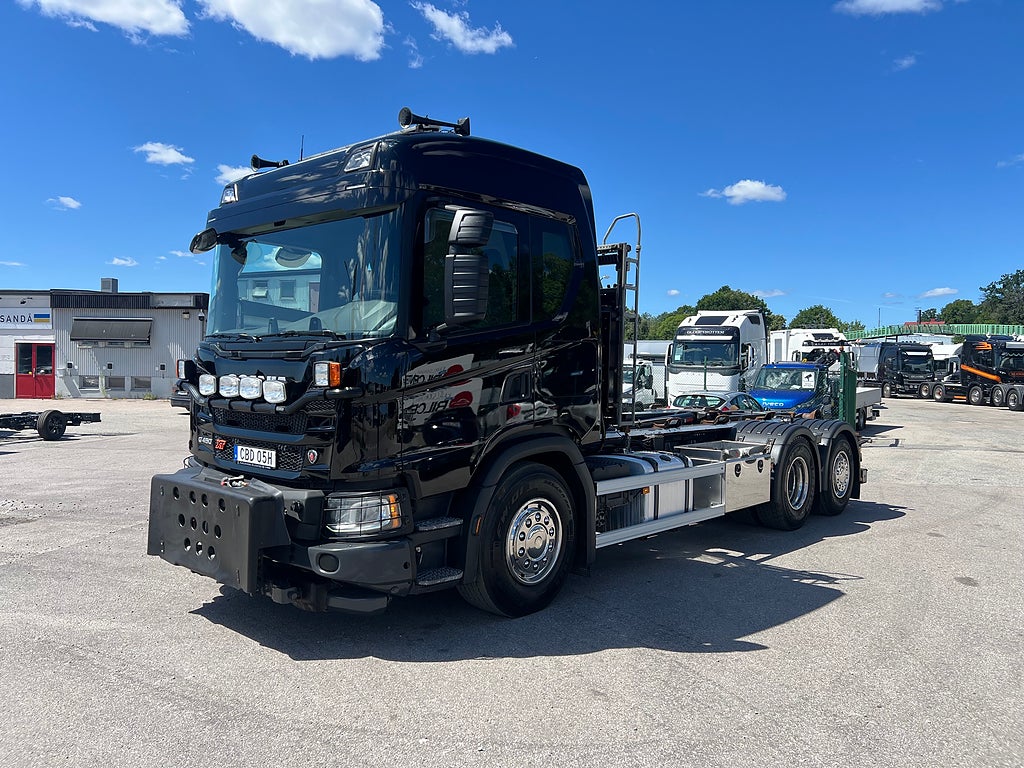 Scania G450 6x2*4 XT Lastväxlare, Fullt Plogutrustad