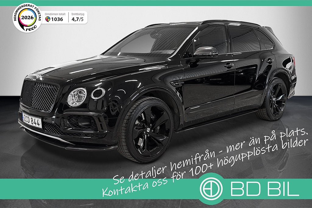 Bentley Bentayga W12 MULLINER BLACK LINE SVENSKSÅLD UNIK